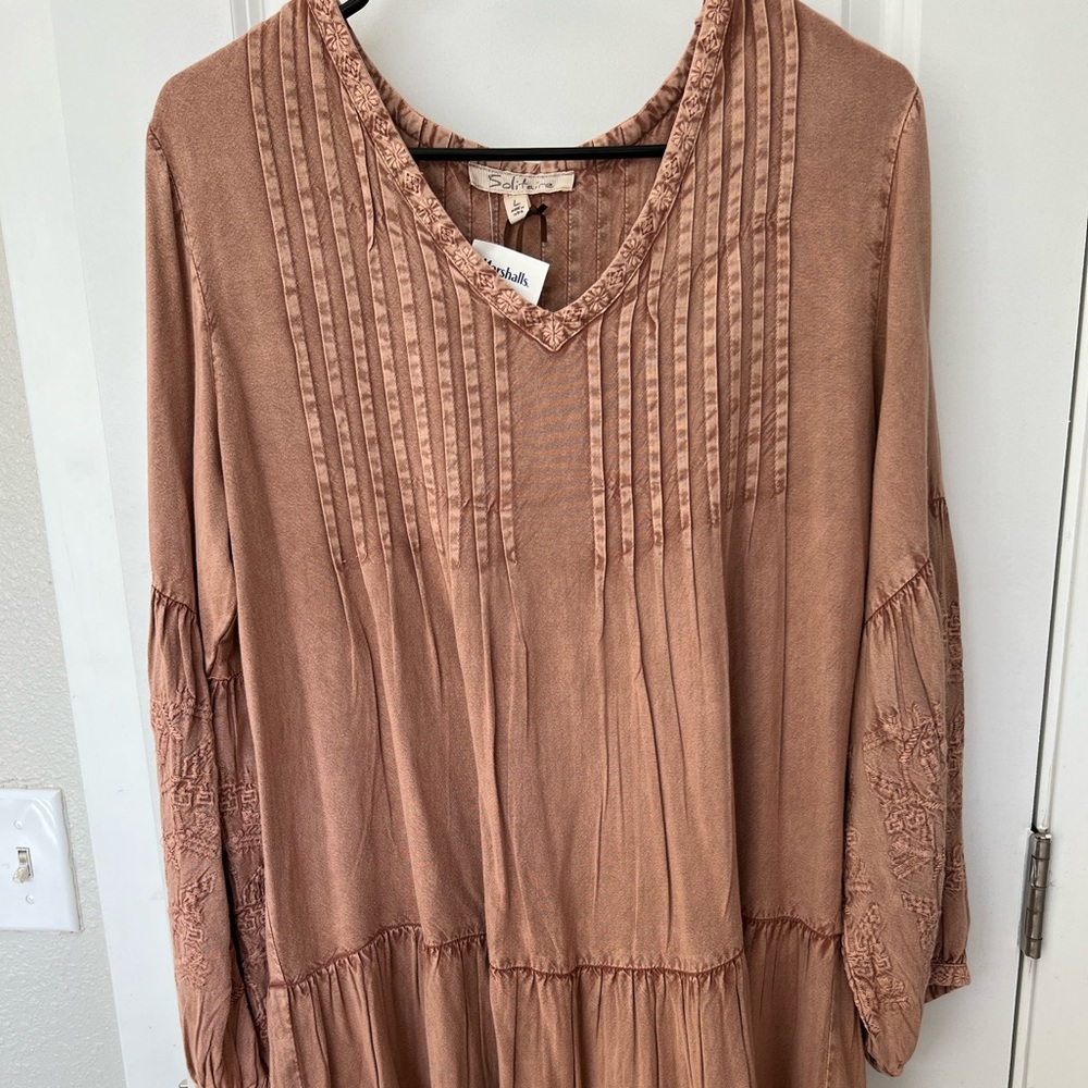 Boho long sleeve dress